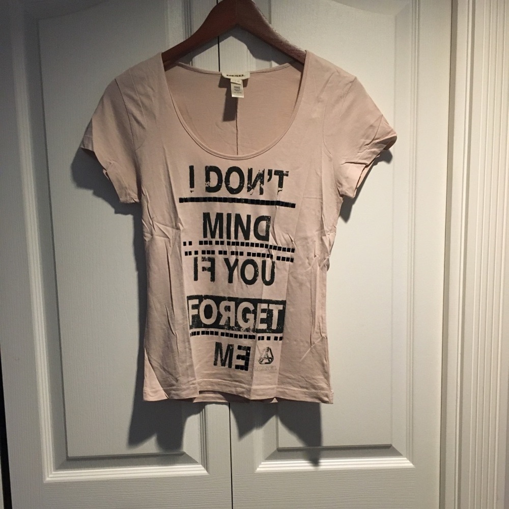 Diesel vintage women’s cotton pink T-shirt XS